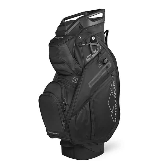Sun Mountain 2022 C-130 Supercharged Cart Bag - (Black)