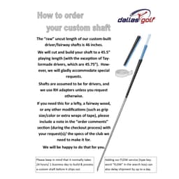 Fujikura Atmos Red 5 R-Flex Shaft + TaylorMade M1 / M2 / SLDR Tip + Grip