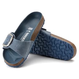 Birkenstock Madrid Birko-Flor Sandals Silver Size EU 37 US W6 M4