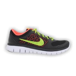 NEW Youth Nike Flex 2015 RN (GS) Running Shoes Black / Volt / Hot Lava Sz 5Y