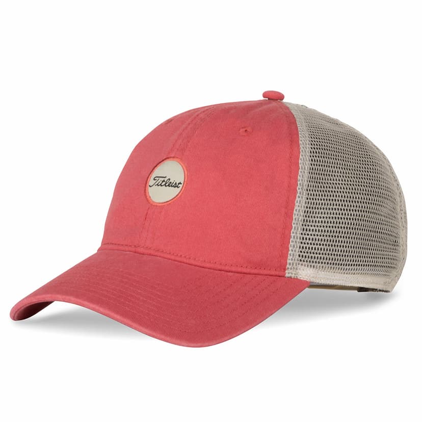 Titleist Montauk Mesh Snapback Hat - Island Red / Bone