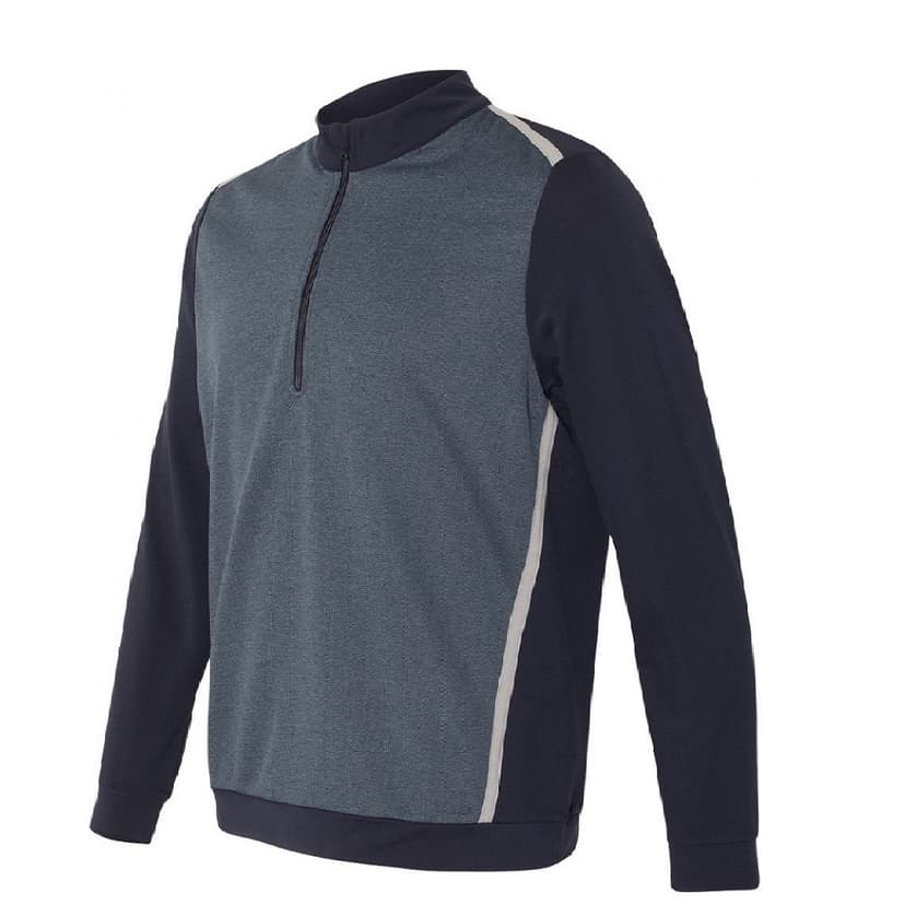 Adidas Birds Eye 1/4 Zip Navy S