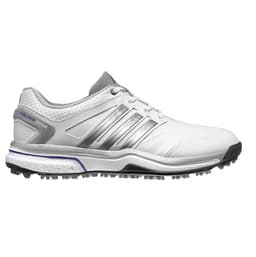 Womens Adidas AdiPower Boost Golf Shoes White / Silver / Purple Size 6 M