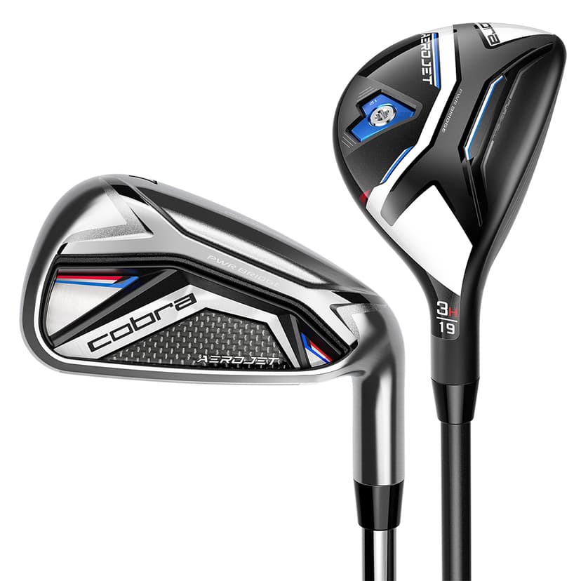 Cobra Aerojet 5-PW+GW Hybrid Irons KBS PGI Graphite Lite
