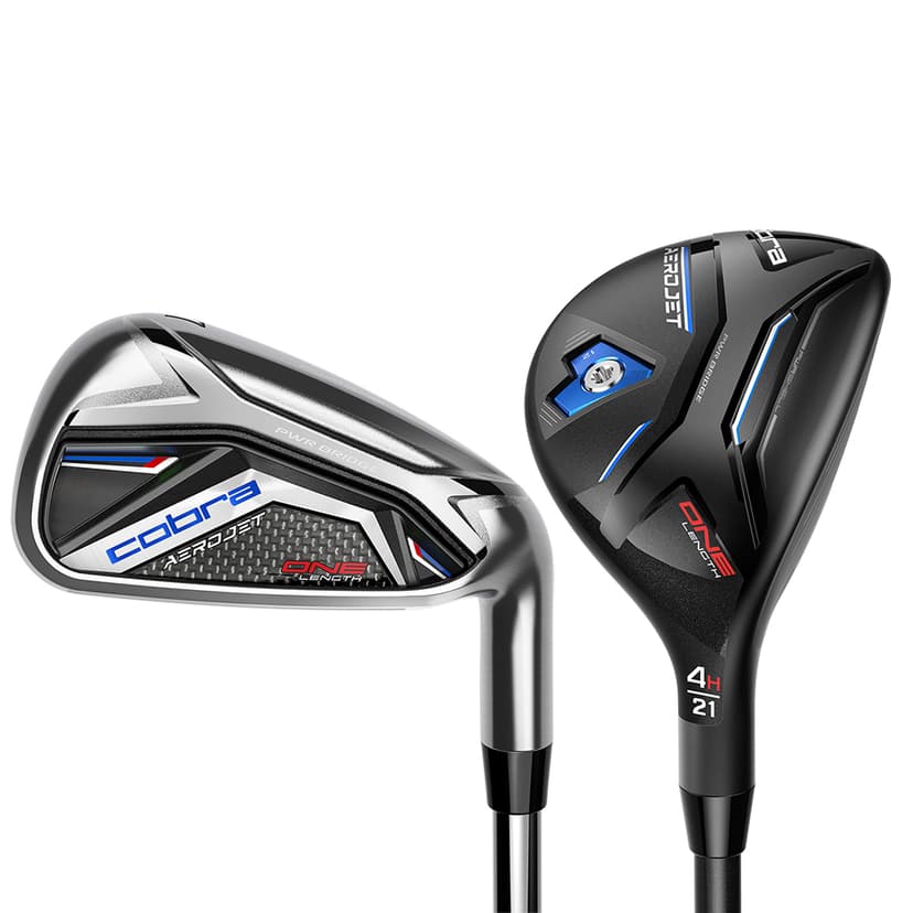 Cobra Aerojet One Length 5-PW+GW Hybrid Irons KBS PGI Graphite Lite