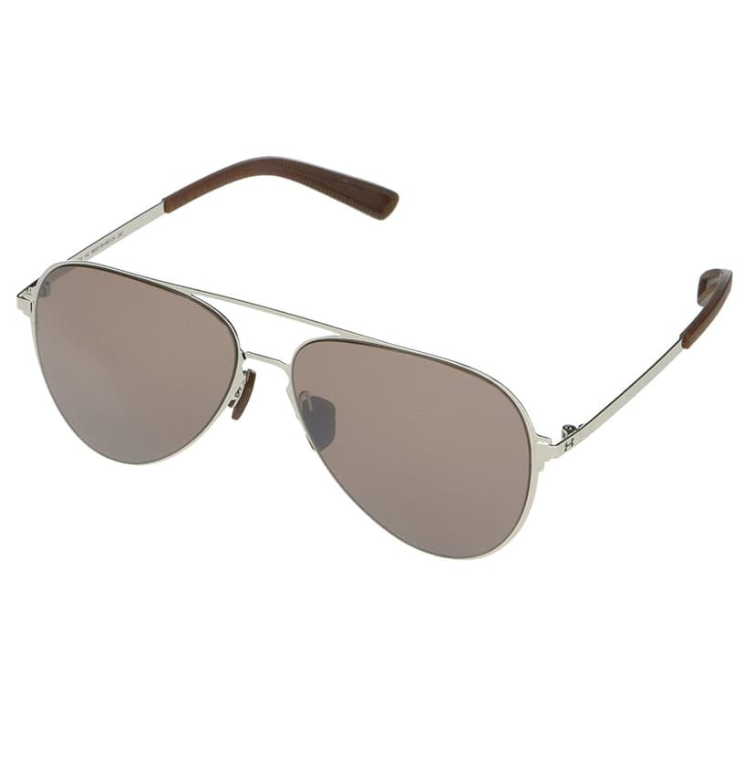 Under Armour Litewire Aviator Sunglasses Gloss Silver / Tuned Road