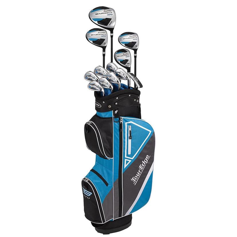 Tour Edge Bazooka 370 Complete Golf Set w/ Cart Bag Graphite Lite