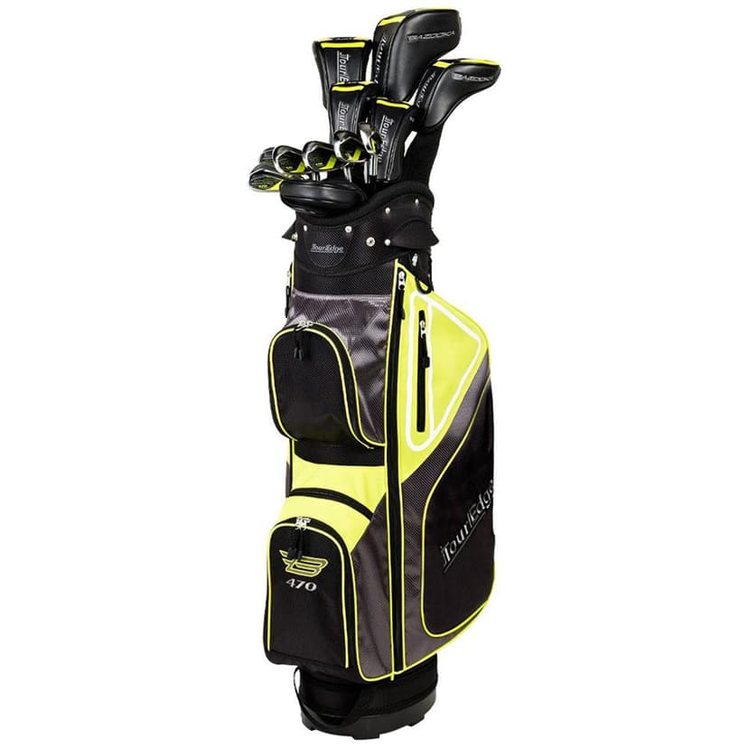 Tour Edge Bazooka 470 Black Complete Golf Set - Graphite w/ Cart Bag