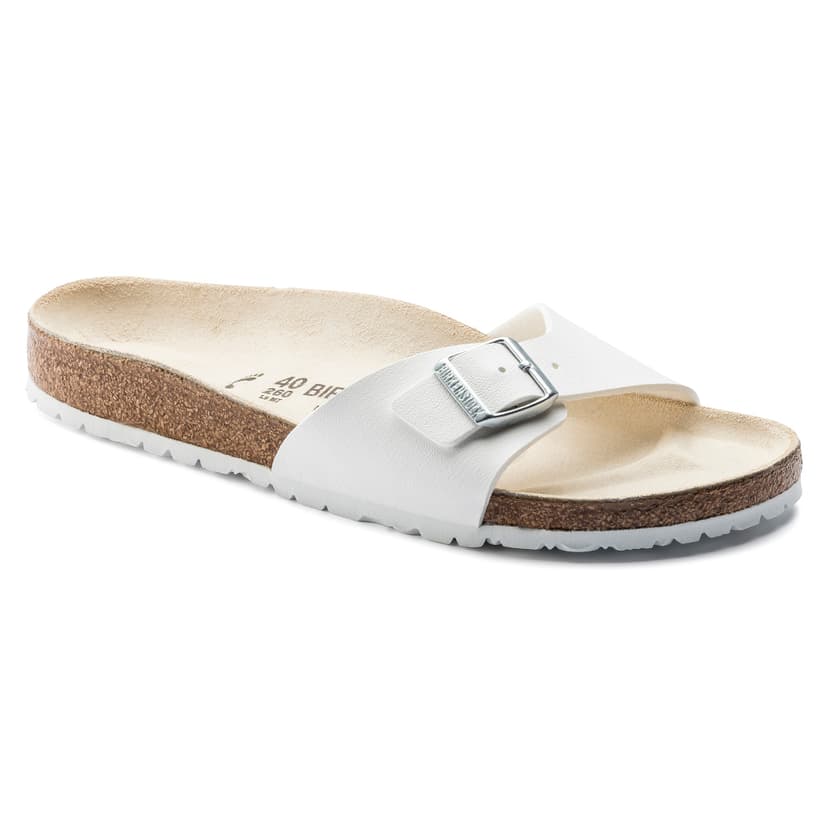 Birkenstock Madrid Birko-Flor Sandals Silver Size EU 37 US W6 M4