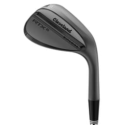 Cleveland RTX 6 Zipcore Black Satin 50° Gap Wedge 10° Mid Bounce DG Spinner Steel Wedge
