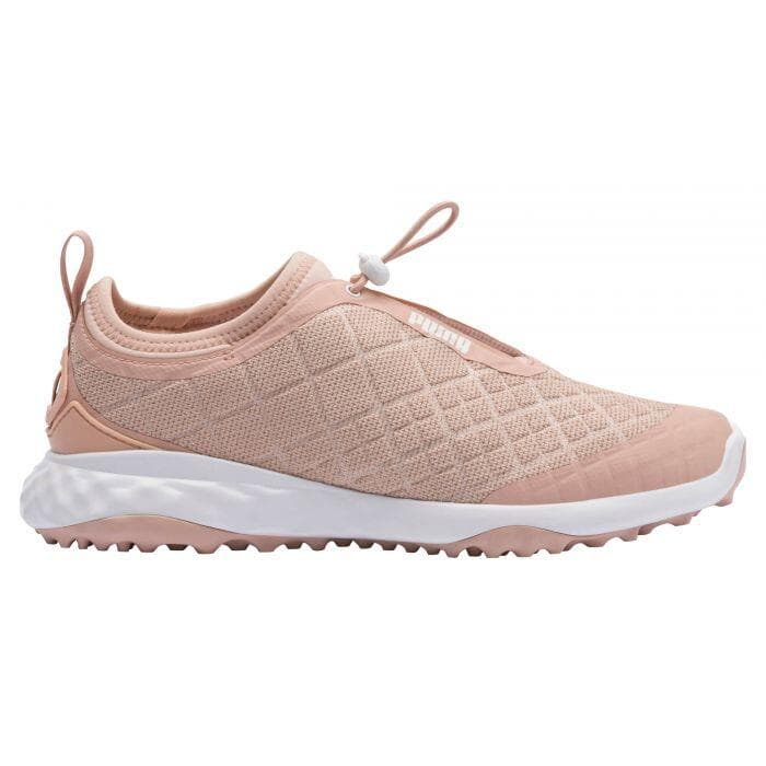 NEW Womens Puma Brea Fusion Sport Golf Shoe Cameo Rose / Puma White Sz 5.5 M