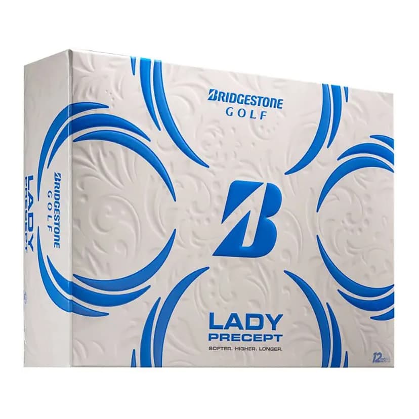 Bridgestone Lady Precept 2021 White Golf Balls - 1 Dozen