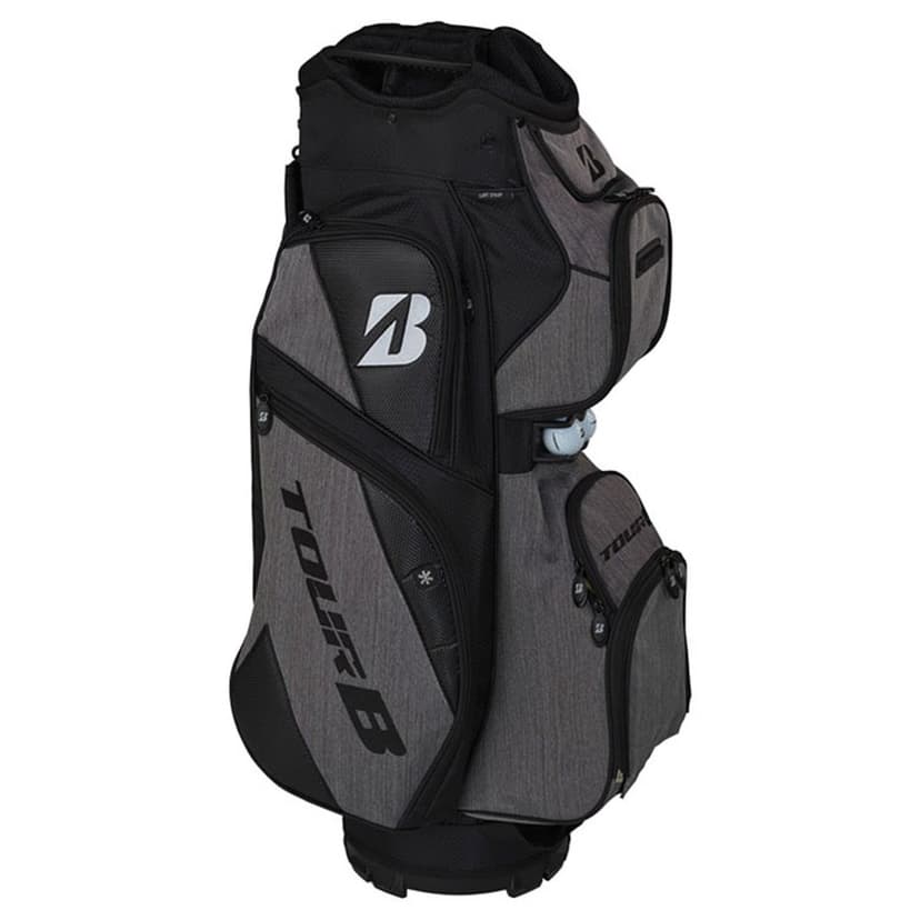 Bridgestone Tour B Cart Bag - Heather Grey / Black