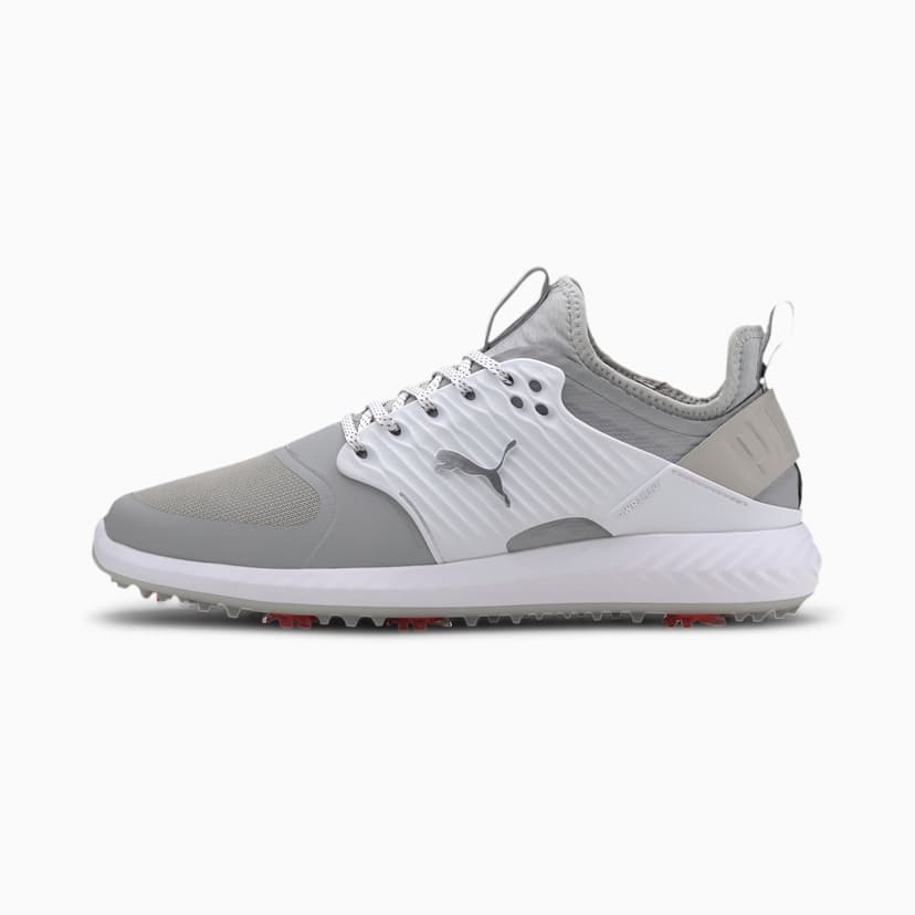 New Mens Puma Ignite PWRADAPT Caged Disc Golf Shoes White / Peacoat 9 M