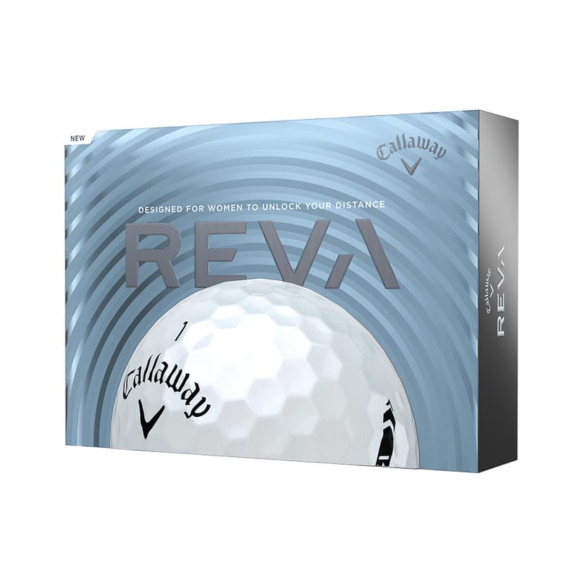 Callaway Women's REVA 2021 Golf Balls - 1 Dozen Pearl