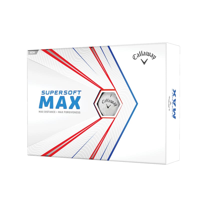 Callaway Supersoft MAX 2021 Golf Balls - 1 Dozen White
