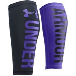 New Under Armour Graphic Compression Calf Sleeves Purple/Black Size XS/S