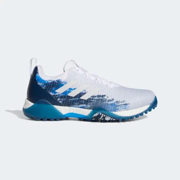 NEW Mens Adidas CODECHAOS Golf Shoes White / Grey / Crew Navy Sz 8 M