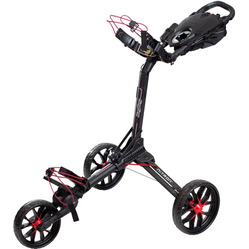 Bag Boy Nitron Push Cart - Black / Red