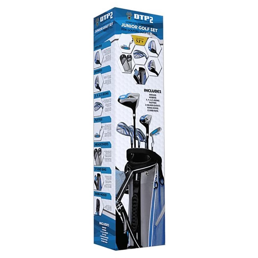 NEW Club Champ DTP2 Junior 53"+ Set Driver Irons Hybrid Bag Putter