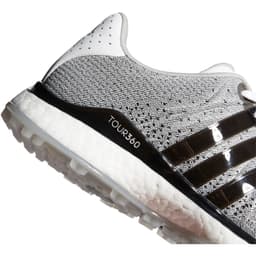 Adidas Men's Tour 360 XT-SL Textile Mens Golf Shoes - White/Black/Grey - 9