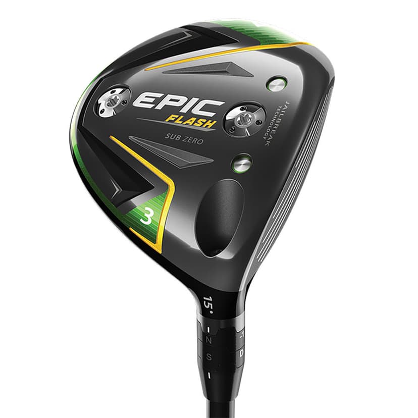 Callaway Epic Flash Sub Zero 15° 3 Wood Project X Even Flow Green 55 Regular