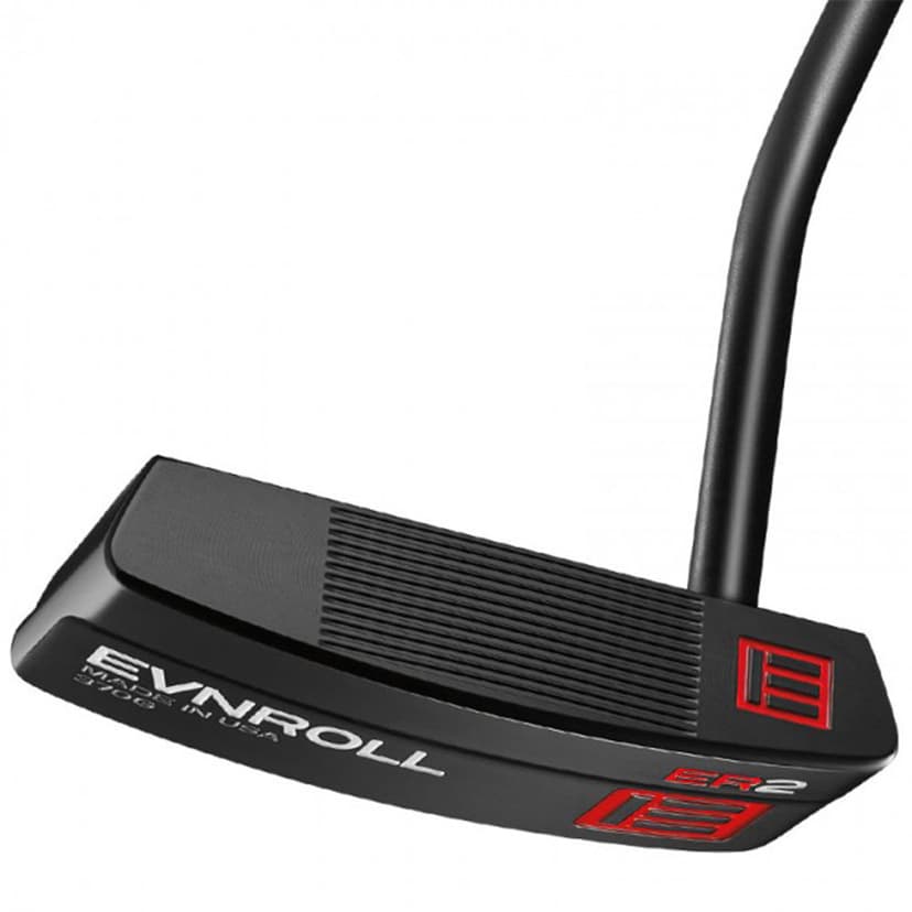 Evnroll ER2 Black Mid Blade Putter Gravity Grip 33"