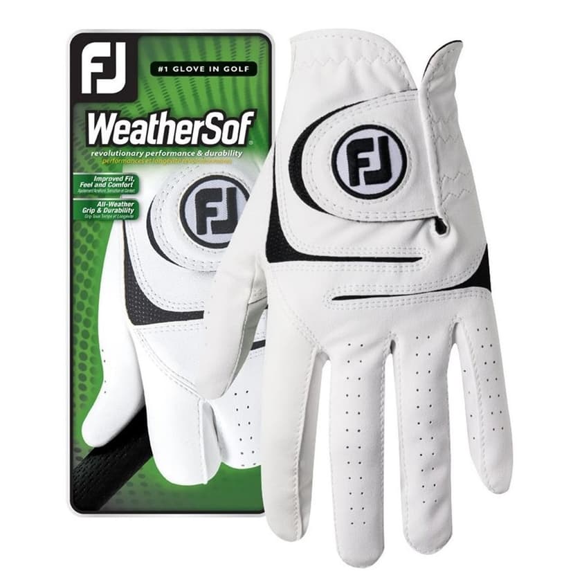 1 FootJoy WeatherSof Golf Glove - Men's Size L Regular LH
