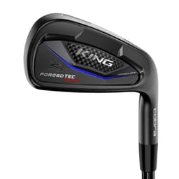 Cobra Left Handed KING Forged Tec OL Black 4-PW Irons Matrix White Tie Graphite Lite