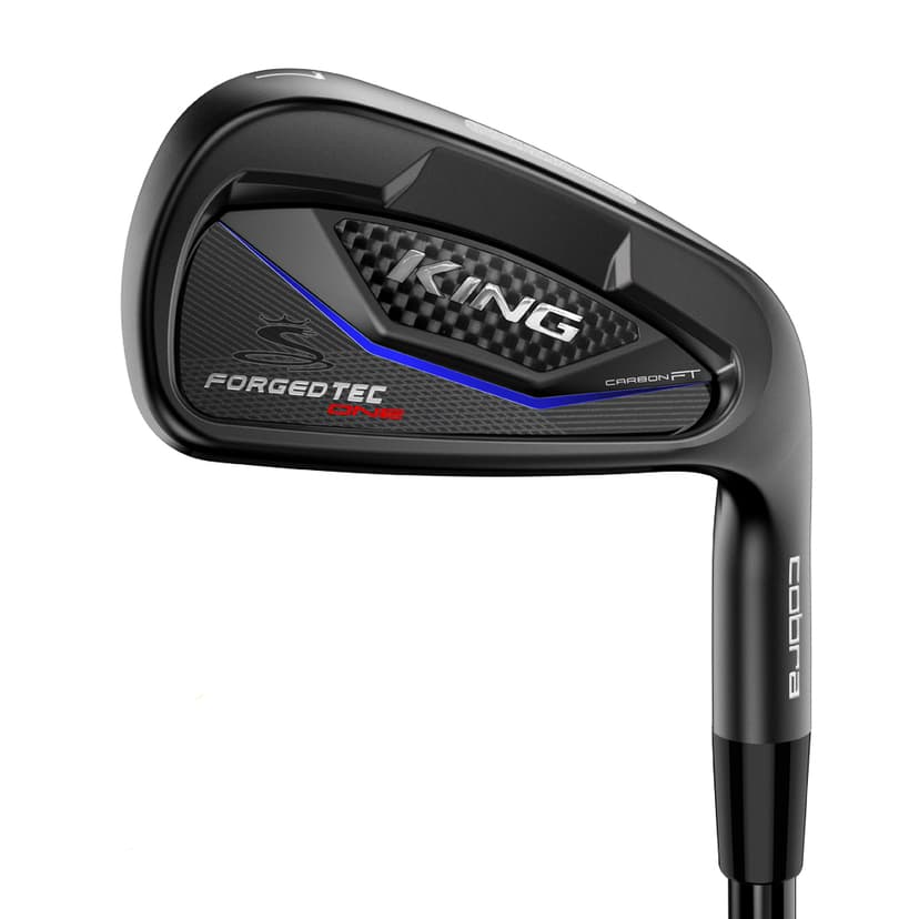 Cobra Left Handed KING Forged Tec OL Black 4-PW Irons Matrix White Tie Graphite Lite