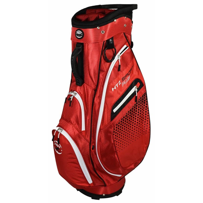 Hot-Z Sport Plus Cart Bag - Red / Black