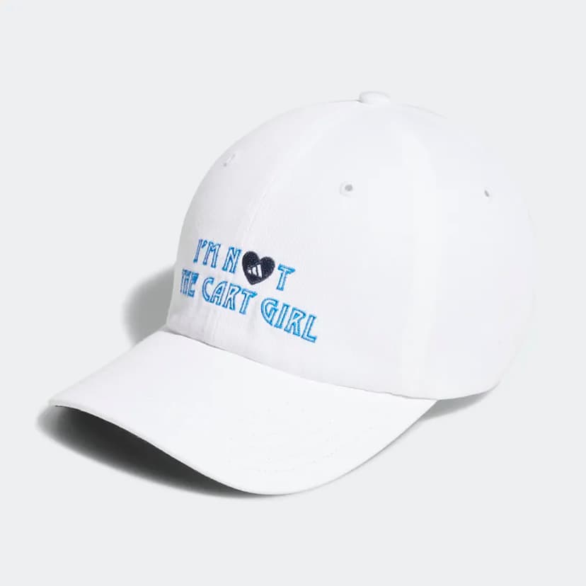 Adidas Women's I'm Not The Cart Girl Adjustable Hat - White