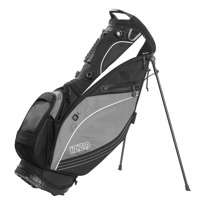 Izzo Premium Lite Stand Bag - Black / Gray