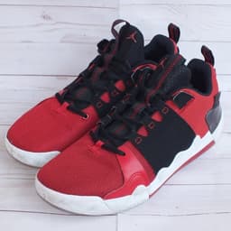 NEW Mens Nike Air Jordan ADG Spikeless Golf Shoes Black / Red / White Sz 8 M
