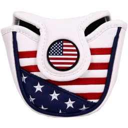 JP Lann USA Stars and Stripes Magnetic Mallet Putter Headcover