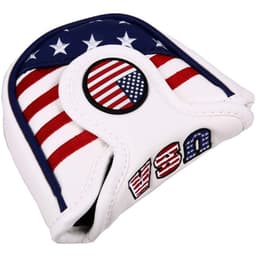 JP Lann USA Stars and Stripes Magnetic Mallet Putter Headcover