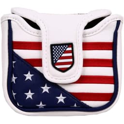 JP Lann USA Stars and Stripes Magnetic Square Mallet Putter Headcover