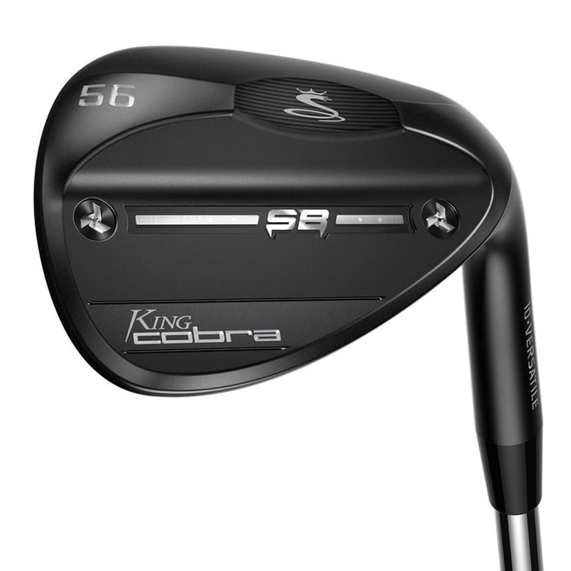NEW Cobra King Snakebite Black 56° Sand Wedge 10° Hi-Rev 2.0 Steel Stiff