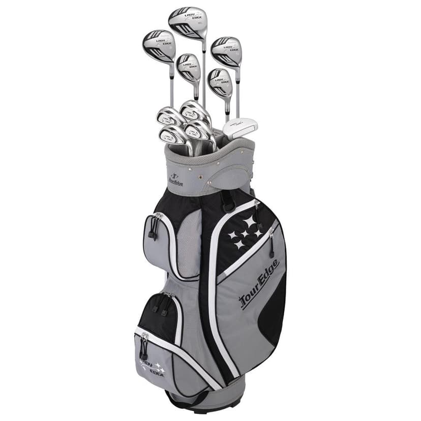Lady Edge by Tour Edge Complete Golf Set (Full) Black/White Cart Bag