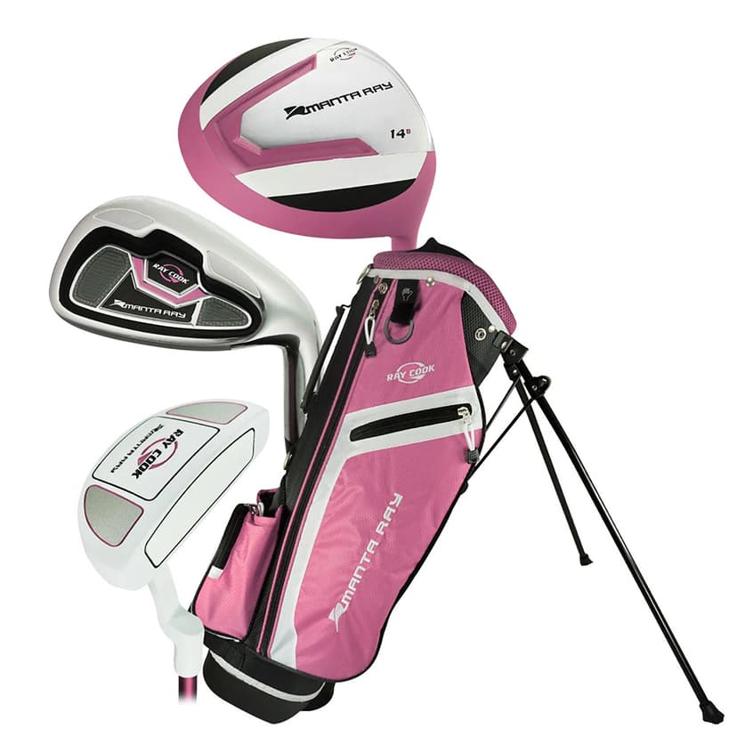Ray Cook Manta Ray Junior Golf Set - Ages 3-5 Girls Pink RH