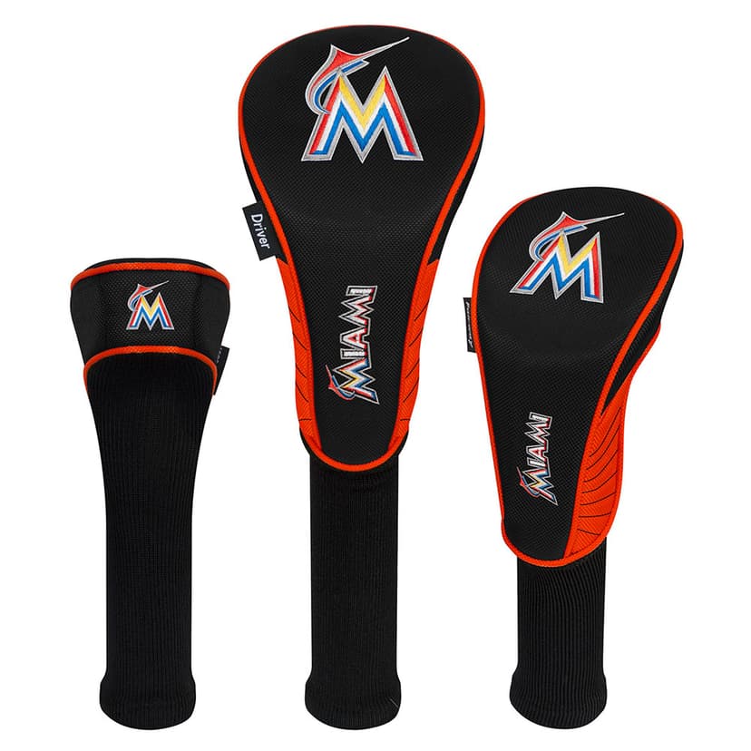 Team Effort MLB Miami Marlins Headcover Set 3 Pack