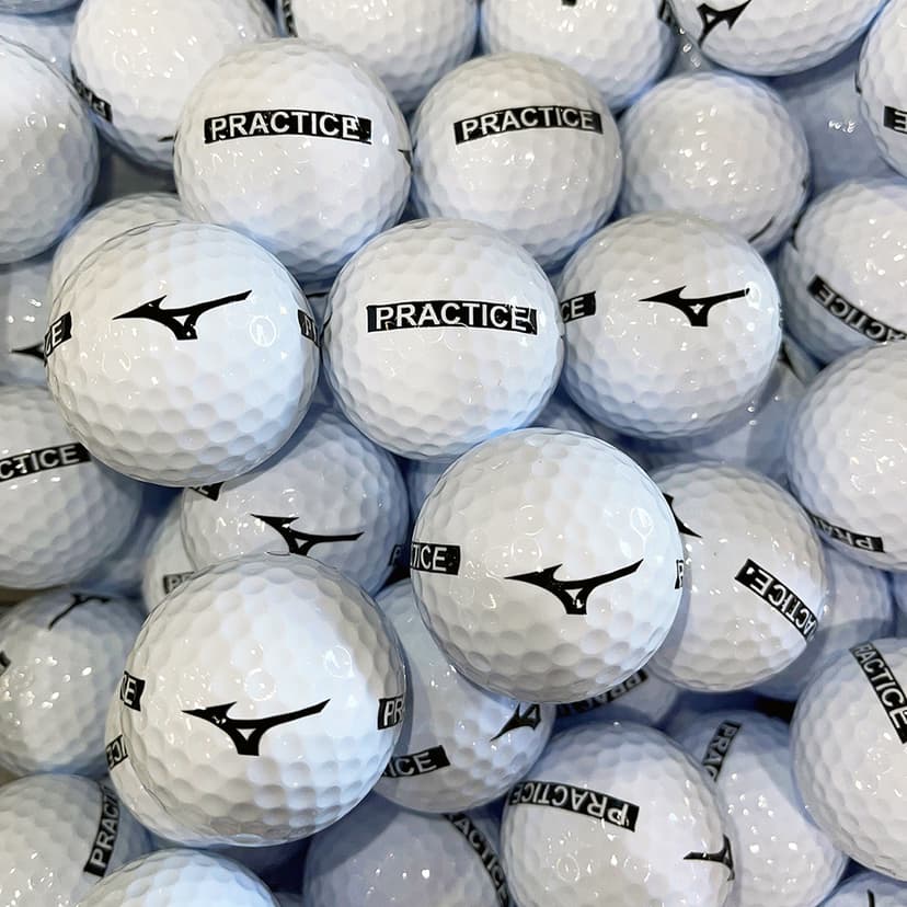 Mizuno Practice Range Golf Balls White - 1 Dozen