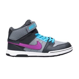 Youth Nike Mogan Mid 2 JR (GS) Athletic Shoes Cool Grey / Purple Sz 11C