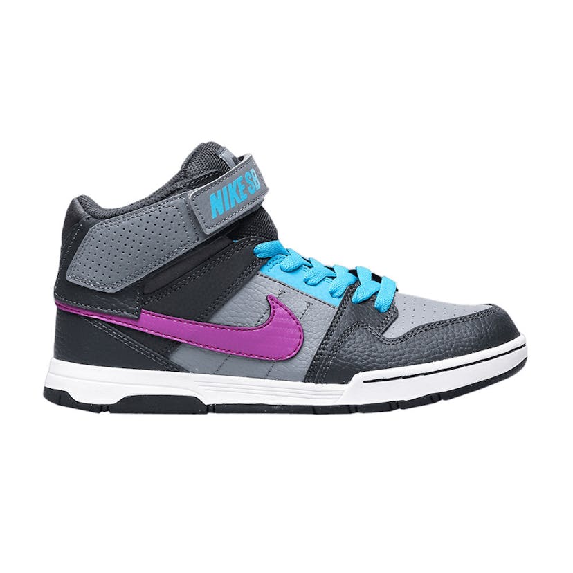 Youth Nike Mogan Mid 2 JR (GS) Athletic Shoes Cool / Purple Sz 5Y