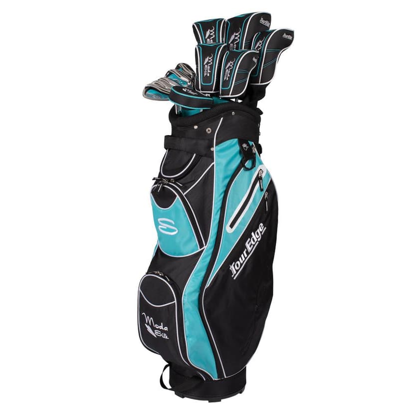 Tour Edge Lady Moda Silk Complete Golf Set 2020 Black / Light Blue