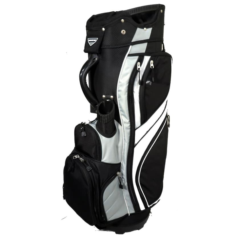 Naples Bay Tampa Cart Bag - Black / Silver / White