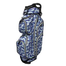 Posh Performance Lady's Golf Bag 14-Way Top - Blue Ferns