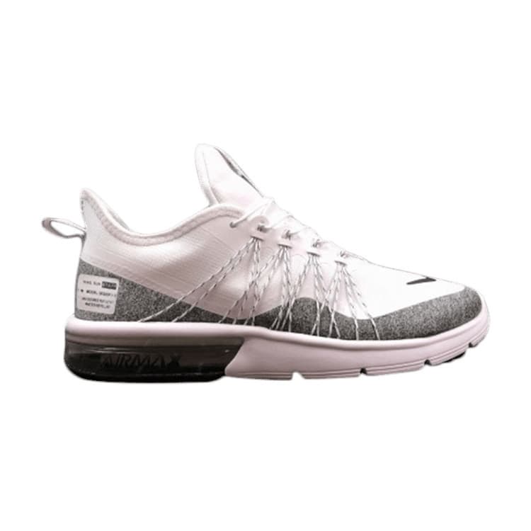 NEW Womens Nike Air Max Sequent 4 Utility White Reflective Running Shoes Sz 9 M