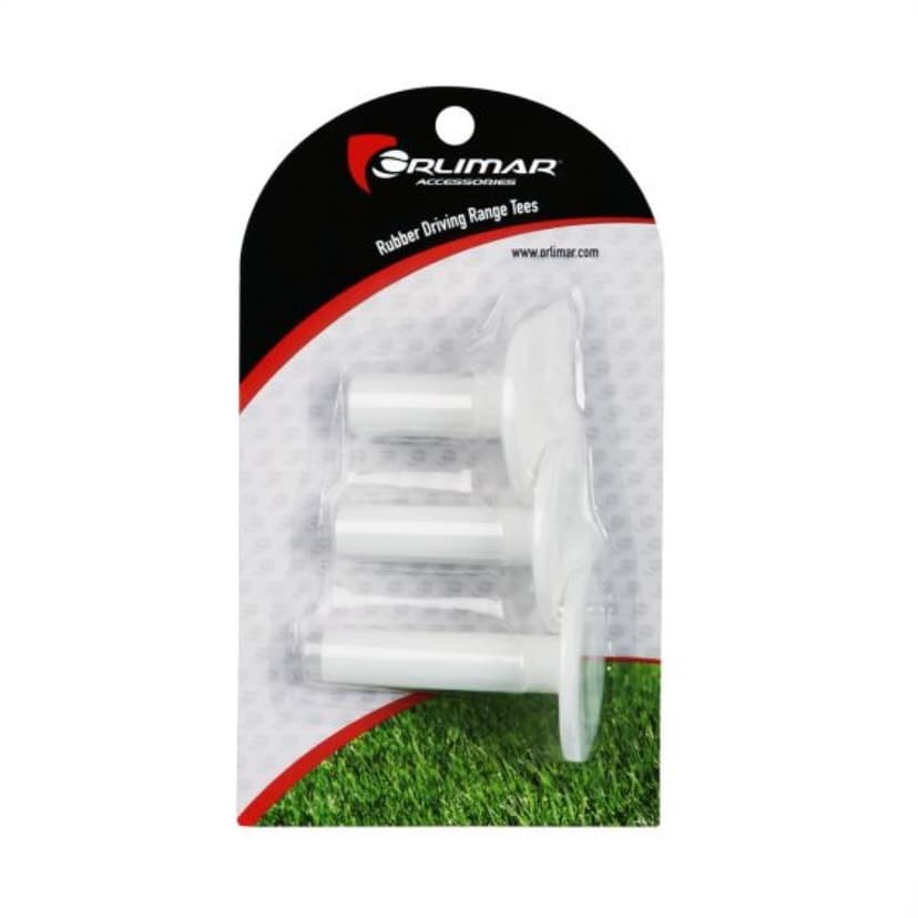 OnCourse Rubber Tee Indoor / Outdoor Practice Mat Multiple Size 3 Pack