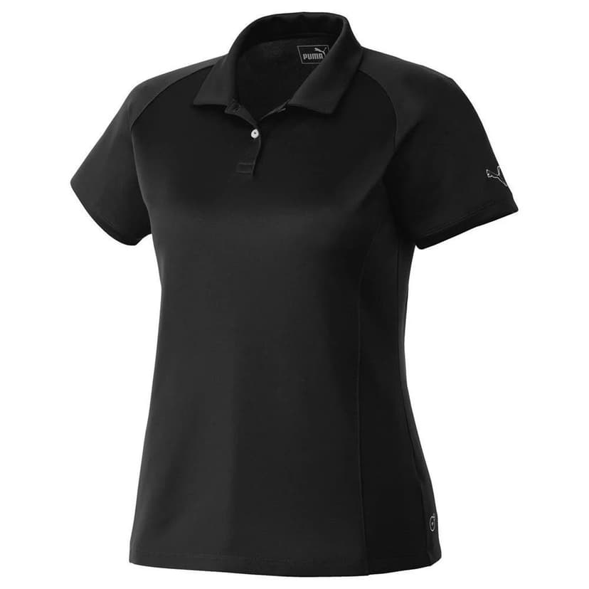Puma Women's Essential 2.0 Golf Polo Shirt Black Medium